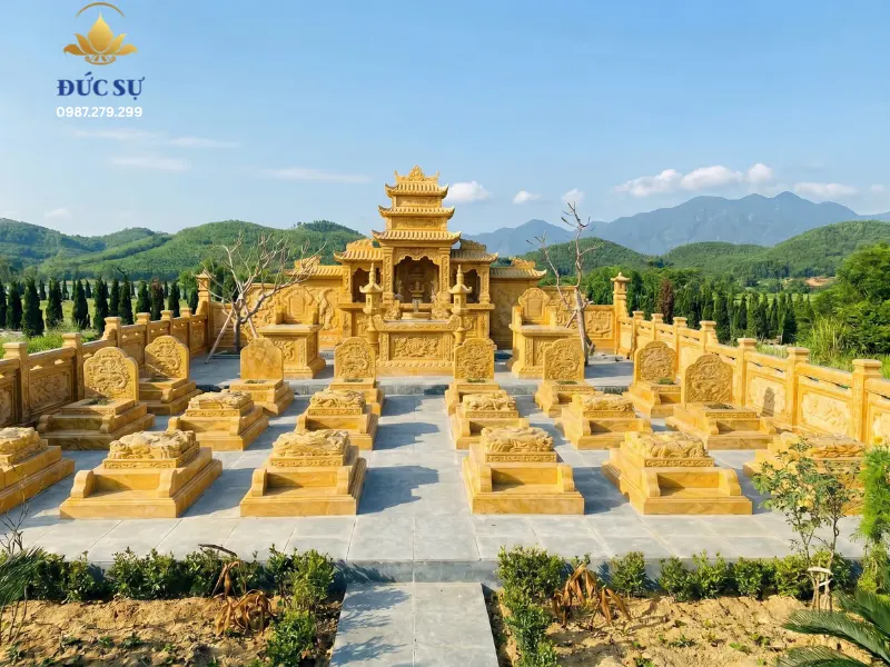 các loại đá lăng mộ đá vàng nghệ an đẹp 