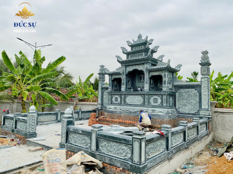 Mẫu thiết kế lăng mộ gia đình hiện đại, tối giản