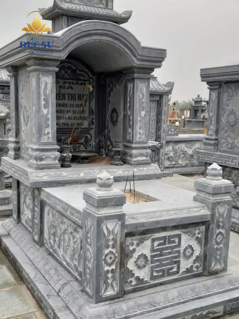 mẫu lăng mộ đá mái vòm đẹp