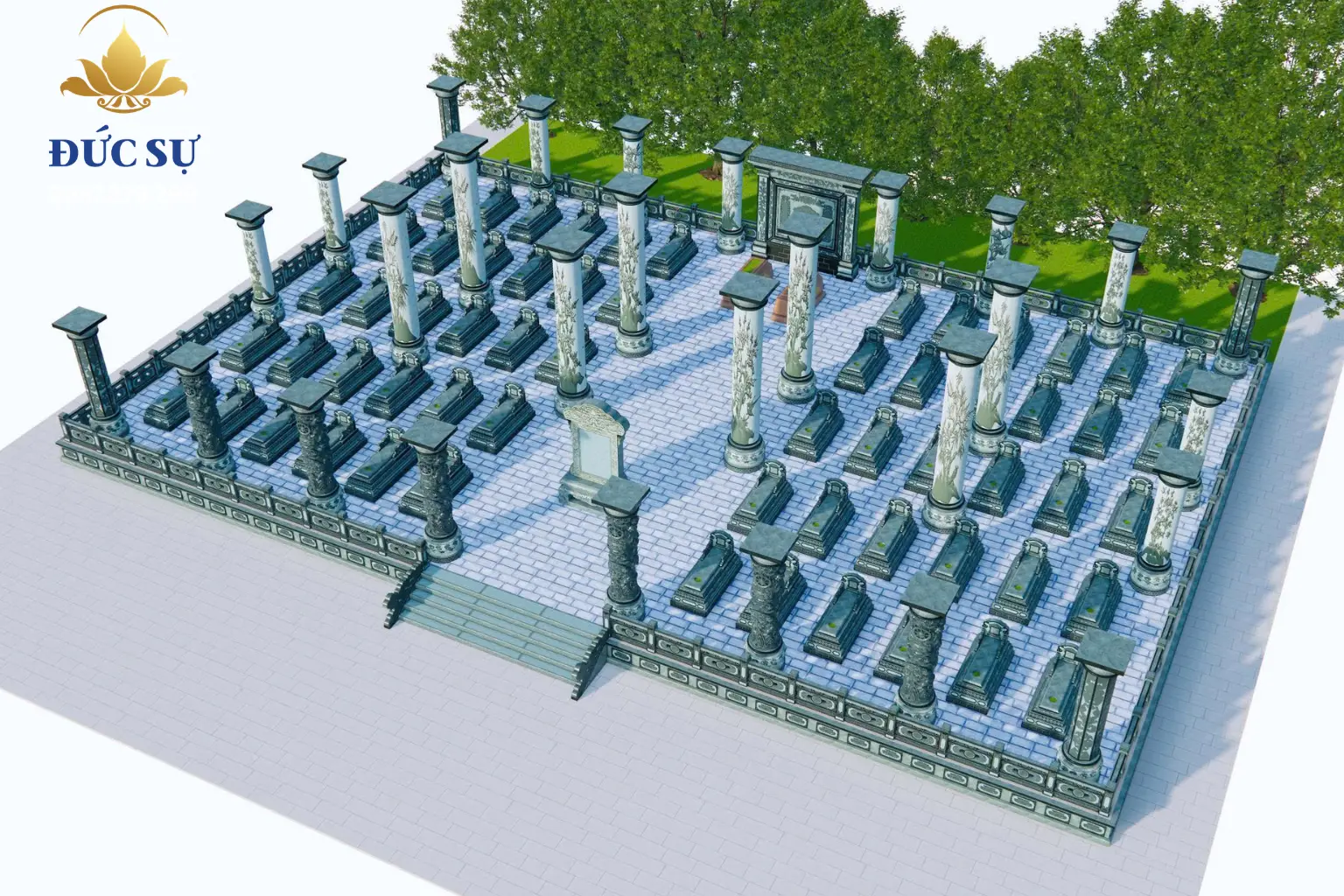 Khu Lăng Mộ Đá Dòng Họ Đá Xanh Rêu Tại Thanh Hóa