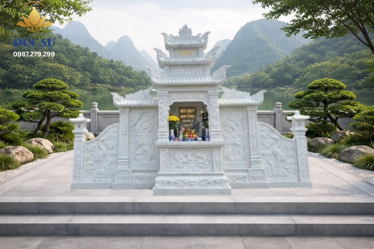 Lăng Thờ Đá Cánh Đá Trắng