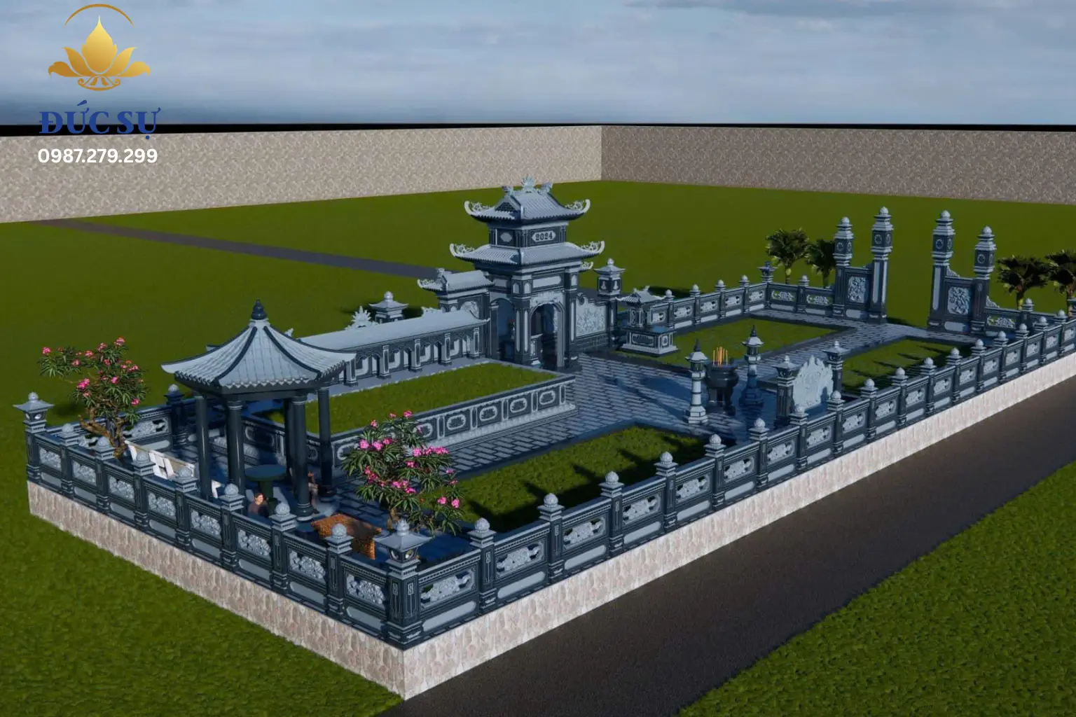 Thiết Kế Lăng Mộ Đá Dòng Họ Tại Hà Tĩnh