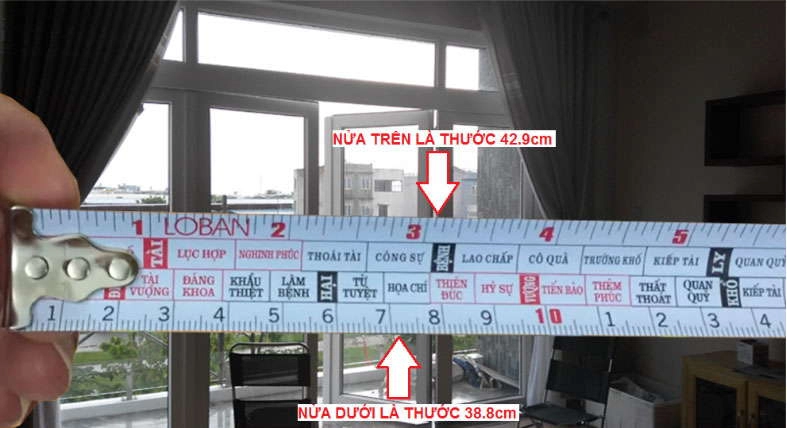 kích thước lỗ ban 43cm