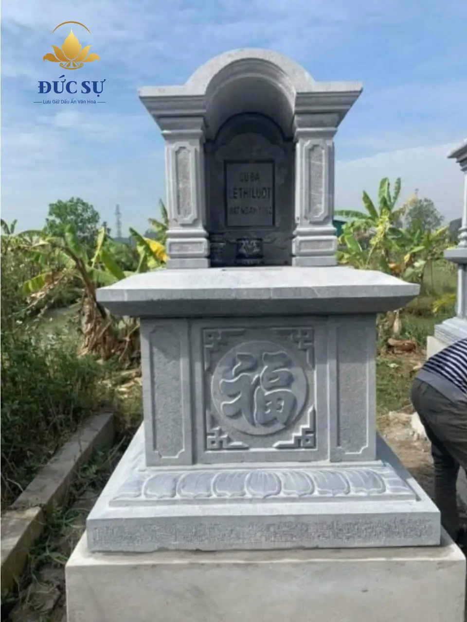 lăng mộ đá 1 mái vòm đẹp