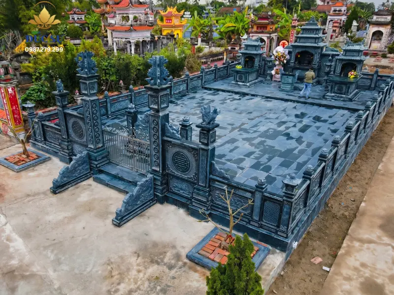 Hướng Dẫn Cách Tính Diện Tích Khu Lăng Mộ Gia Đình Chuẩn Phong Thủy
