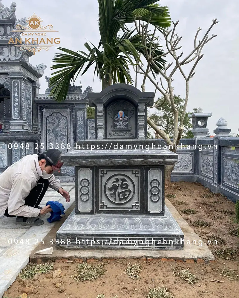 Mẫu thiết kế khu mộ gia đình cho diện tích nhỏ hẹp