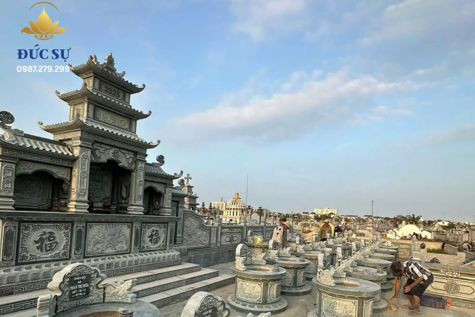 Chất liệu đá thường dùng trong thiết kế khu lăng mộ 